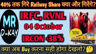 RVNL Target 🎯 RVNL Share Latest News  IRFC Share Latest News Ircon share latest news [upl. by Gustave]