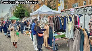 Notting Hill and Portobello Road Market Walking Tour 4K HDR [upl. by Nika]