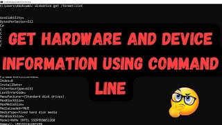 How to Get Hardware and Device Information Using Command Line [upl. by Arrekahs756]