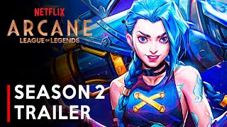 Arcane Season 2  SEASON 2 PROMO TRAILER  Netflix  arcane season 2 trailer [upl. by Rogerson]