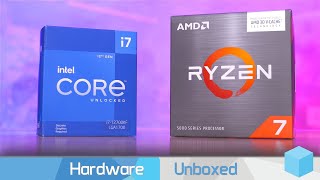 Best CPU For Gamers Ryzen 7 5800X3D vs Core i712700KF 40 Game Benchmark [upl. by Christis265]