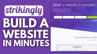 How To Make A Website Using Strikingly  Strikingly Website Builder Tutorial 2023 [upl. by Yroggerg906]