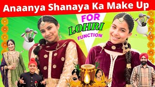 Anaanya amp Shanaya Ka Make Up For Lohri Function  RS 1313 VLOGS  Ramneek Singh 1313 [upl. by Boor]