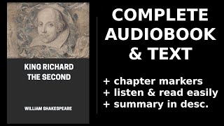 King Richard the Second 👑 By William Shakespeare FULL Audiobook [upl. by Nonnaer]