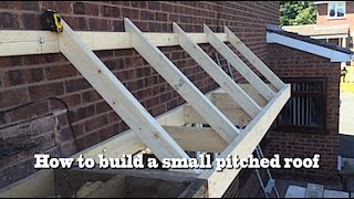 How to build a small pitched roof 2 [upl. by Ivanna]