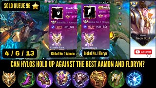 DARK SYSTEM MATCHMAKING 95 STARS HYLOS VS GLOBAL 1111 STARS RANK 1 AAMON AND FLORYN IN SOLO QUEUE [upl. by Aleehs265]