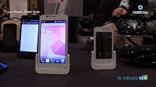 la minute CES S01E29  iDECT un téléphone pour la maison sous Android [upl. by Ilime919]