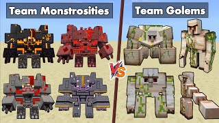 All Iron Golems vs All Monstrosities Minecraft Dungeons All Iron Golems vs Dungeons Monstrosities [upl. by Notsuoh]