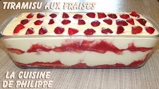 Tiramisu aux fraises [upl. by Rubel]