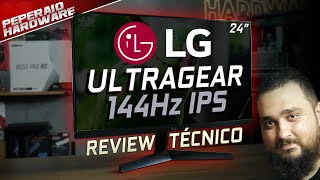 Monitor LG ULTRAGEAR IPS 144Hz 24GN60RB É bom mesmo ou só MARKETING Análise técnica e comparação [upl. by Mundt793]