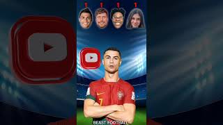 Ronaldo vs Mr Beast☠️ football ronaldo football soccer fifa mrbeast speed celine [upl. by Nakada]