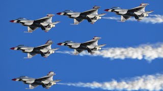 Thunderbirds Aviation Nation 2022 Nellis AFB Air Show USAF [upl. by Omar]