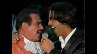 Alejandro y Vicente fernandez VOLVER VOLVER Y PERDON [upl. by Omar956]