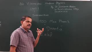 Modern Physics00 Introduction by Dr Sankeerth Hebbar [upl. by Adniralc]