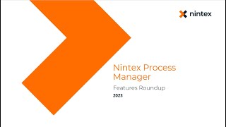 Nintex Process Manager  2023 Wrap [upl. by Andri]