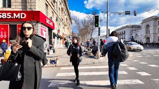 4K 60fps Ultra HDR  Chisinau walking tour Moldova [upl. by Yeniffit342]