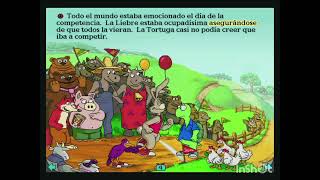 la tortuga y la liebre cuento infantil para niños de livkng books juanito [upl. by Noiwtna]