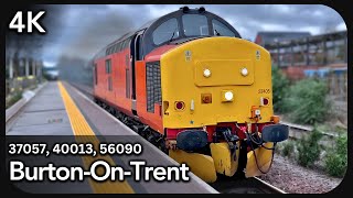 Mega loco variety at BurtonOnTrent including amazing thrash from 37405  S2  E3  030424 [upl. by Abbye]