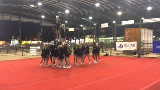 Manatee County High Schools JV cheerleaders compete at fair [upl. by Anahir]