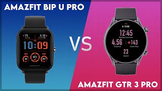 Amazfit Bip U Pro vs Amazfit GTR 3 Pro Comparison [upl. by Cassella]