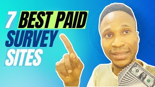 7 Best Online Surveys for Money 2024  How To Make Money Online Doing Survey [upl. by Dann]