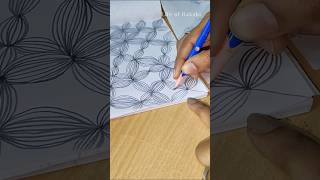 Self challenge ep 4🪄drawing zentangle art with only pencil🍀gratefull for all the love and support🥹❤️ [upl. by Yetah]