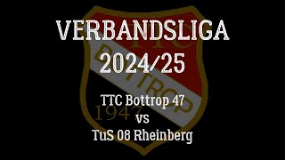 Verbandsliga WTTV 202425  Felix de Hond vs Jens Menden [upl. by Ema]