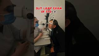 Slit Lamp EXAM of EYE 👁 eyecheckup eyes eyedoctor opthalmology mbbs mbbslife mbbsstudent [upl. by Dill279]