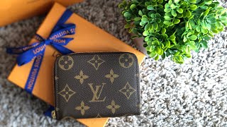 LOUIS VUITTON Zippy Coin Purse Unboxing [upl. by Emmeram]