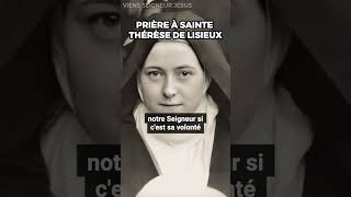 Prière à Sainte Thérèse de Lisieux pour Réaliser un Voeu 🌹 Prière Puissante shorts [upl. by Kenny]