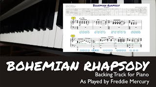 Bohemian Rhapsody Backing Track for Piano [upl. by Ujawernalo218]