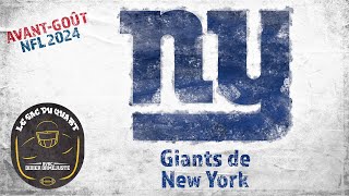 Avantgoût NFL 2024  Giants de New York [upl. by Couhp]