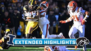 Illinois at Iowa  Extended Highlights  Big Ten Football  Nov 18 2023 [upl. by Emory]