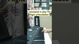 I attempted to play The Flight of Bumblebee piano music [upl. by Lacee]