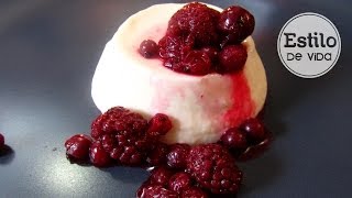 Receta de Panacota  Panna Cotta italiana [upl. by Fenelia]