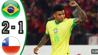 Brazil vs Chile highlights match [upl. by Askwith]