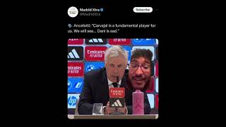 🚨Carlo Ancelotti’s Press Conference After the game Pt 10 realmadrid halamadrid madrid [upl. by Aniratac]