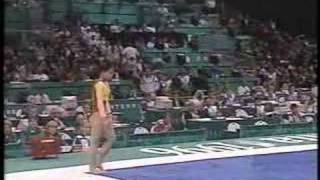 Mo Huilan  1996 Olympics AA  Floor Exercise [upl. by Melnick155]