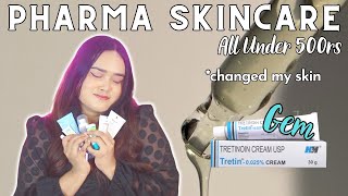 Pharmacy Skincare That Truly Works🏨  Under 500rs ONLY [upl. by Alorac]