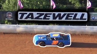 Riding The High Banks At Tazewell Speedway [upl. by Leuname750]