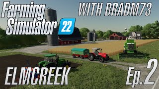 Farming Simulator 22  Lets Play Episode 2 Learning a new game [upl. by Wolsky]