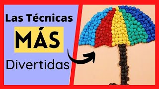 ❣ Actividades Plásticas 💕 Técnicas de Pintura para Preescolar y Primaria [upl. by Llerehc]