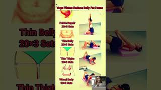 Weight Loss Exercises At Homyogaweightlossfitnessroutineshort [upl. by Jarlen365]