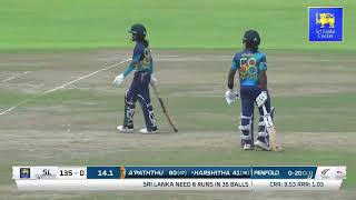 Harshitha Samarawickramas unbeaten 49 vs New Zealand [upl. by Eelyek]