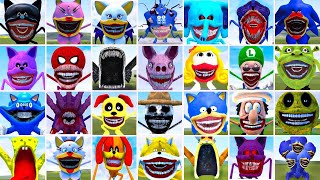 WHICH NEW ALL THE SHIN SONIC TAPES FAMILY AND SEA EATER FAMILY IS THE STRONGEST In Garrys Mod [upl. by Akcirederf]