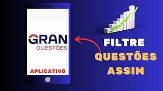 COMO Filtrar Questões no App Gran Questões [upl. by Mar]