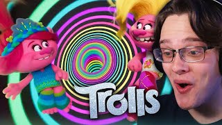 TROLLS BAND TOGETHER Official Trailer 2 REACTION [upl. by Annoyek]