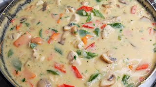 La mejor receta de POLLO  un delicioso FRICASÉ casero [upl. by Eicirtap]