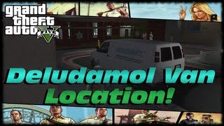 GTA 5 Deludamol Van Location Damaged Goods Drug Truck Spawn Hot Rod Riding Mower Location [upl. by Leugimsiul]