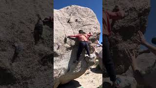 One Hard Move V3  Culp Valley Bouldering [upl. by Jerol413]